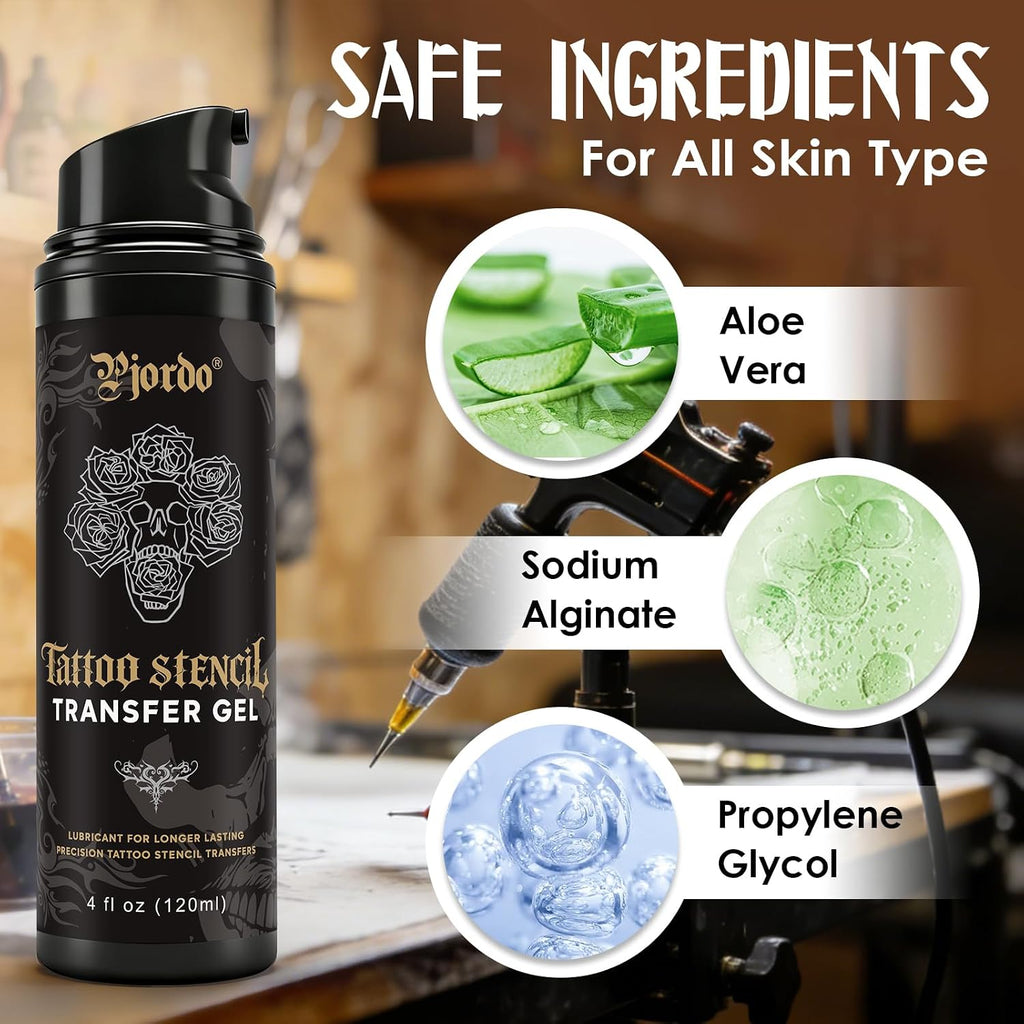 Tattoo Stencil Transfer Gel Solution, Tattoo Stencil Gel, Tattoo Transfer Gel for Transfer Stickers Paper Machine