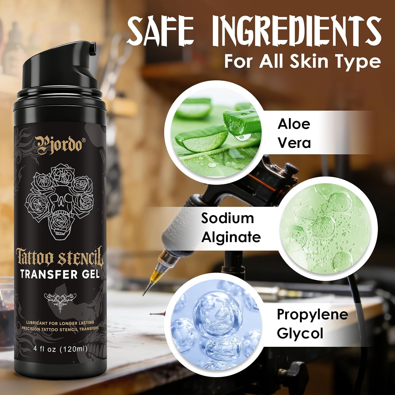 Tattoo Stencil Transfer Gel Solution, Tattoo Stencil Gel, Tattoo Transfer Gel for Transfer Stickers Paper Machine