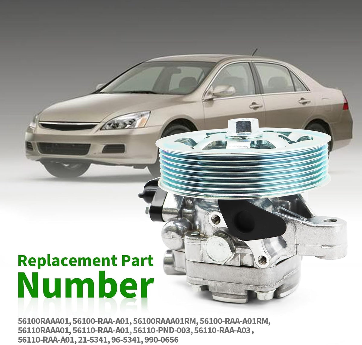 21-5341 Power Steering Pump Compatible with Accord 2003-2005
