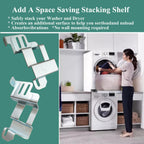 MEANHDAG Stacking Kit SK-DH for Samsung 24” Wide Front Load Washer and Dryer Combo, Save Space Solution for Stackable Laundry Machine Sets, All Parts Included