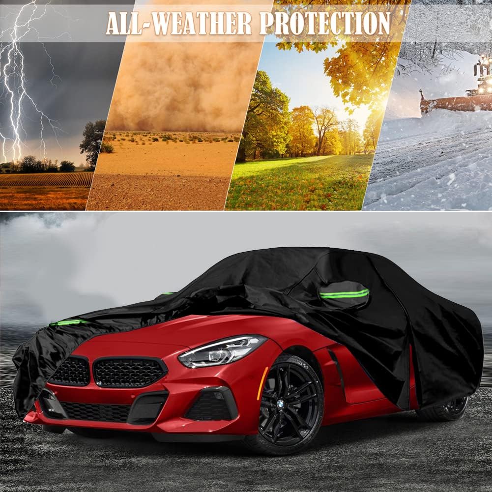 Waterproof Car Cover Replace for 2009-2025 BMW Z4 E89 G29, 6 Layers with Inner Cotton Liner Custom-Fit Protector with