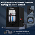 3D Printer Enclosure Dustproof Tent Constant Temperature Protective +Low Noise Exhaust Fan