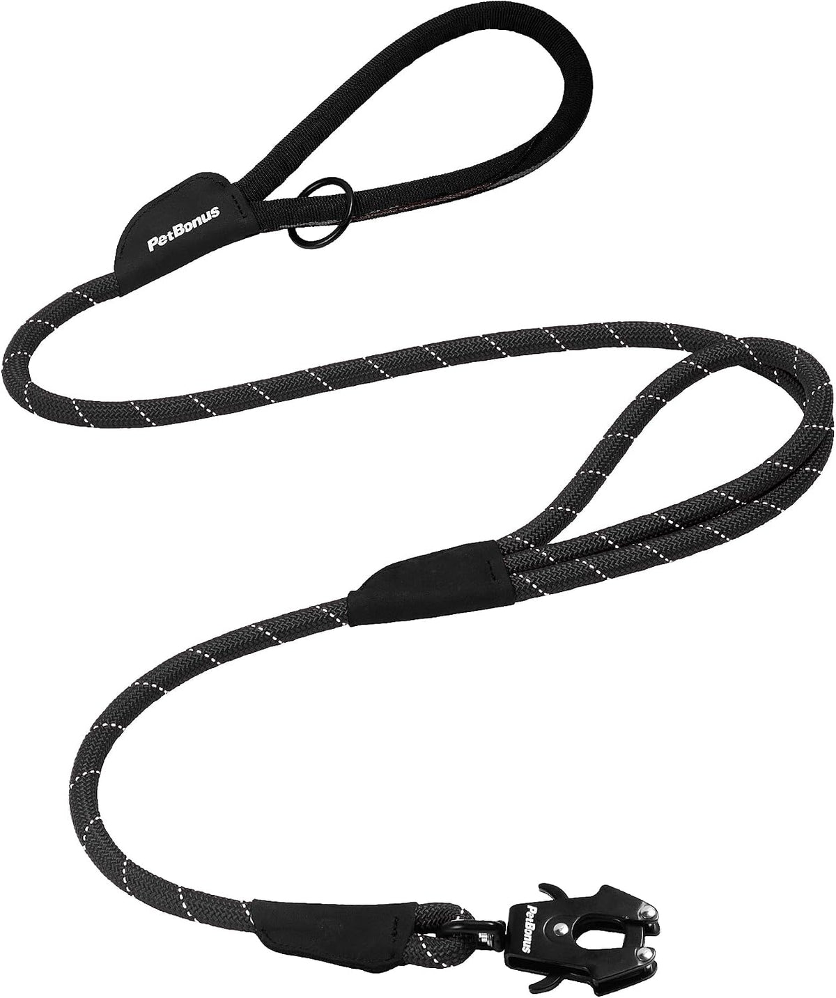Two Handles Dog Leash, 5FT Pet Rope Leash with Quick Release Clip