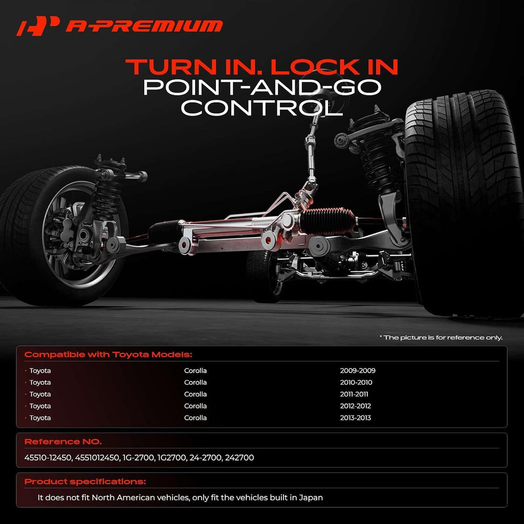 A-Premium Electronic Power Steering Rack and Pinion Compatible with Toyota