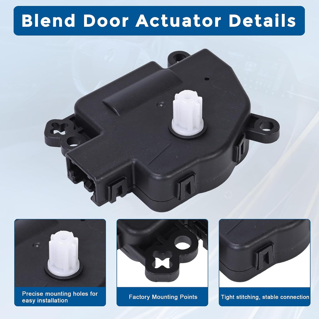 604-241 Blend Door Actuator HVAC Actuator Compatible with Ford F-150 Expedition Escape C-Max Lincoln Navigator Mark Mercury Mariner Mazda Tribute Replaces 8L8Z19E616C 7L1Z19E616F Main - Mode