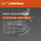 AngyMeck Front Steering Knuckle Wheel Bearing Hub Assembly For Toyota Camry