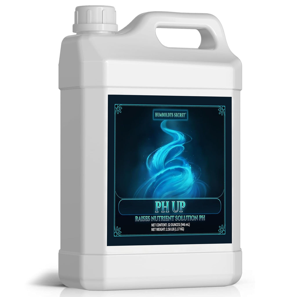 pH Up for Plants | Hydroponics and Soil pH Adjustment | Concentrated Potassium Hydroxide Formula | Raises Nutrient