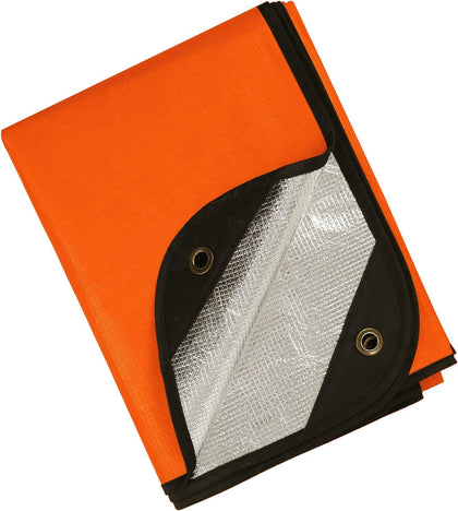 Heavy Duty Survival Blanket -Multifunctional Reflective Tarp Thermal Blanket - 60" x 83" Waterproof Sandproof for