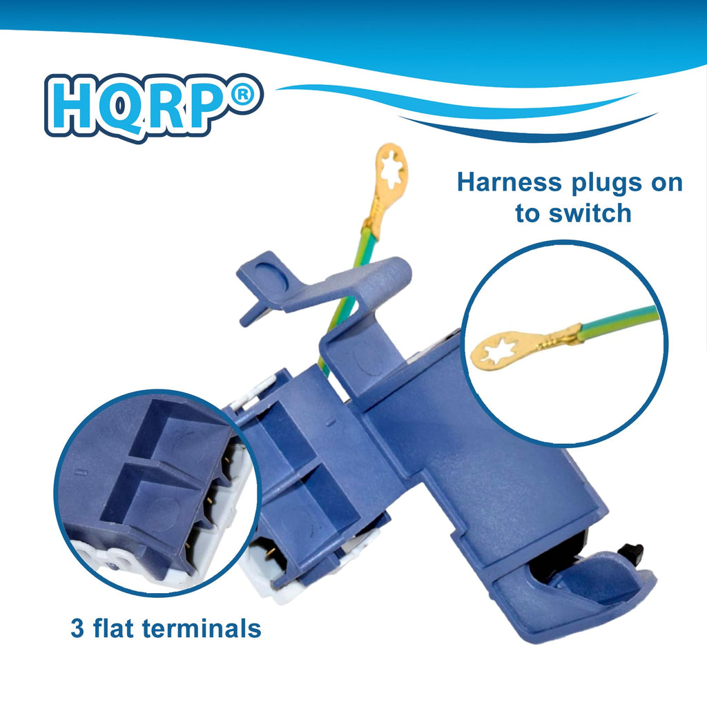 HQRP Washer Lid Switch compatible with Magic-Chef HTW4300TQ0 HTW4400TQ0