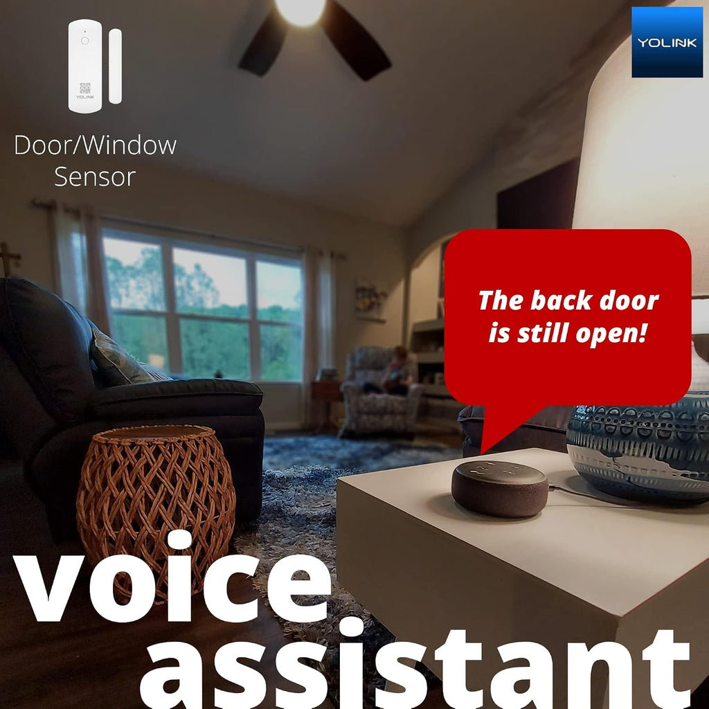 LoRa Smart Door & Window Sensor: Up to 1/4 Mile Open-Air Range, Door Left-Open Reminders, up to 5 Year Battery Life