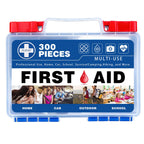 300 Piece Professional First Aid Kit, Navy Blue