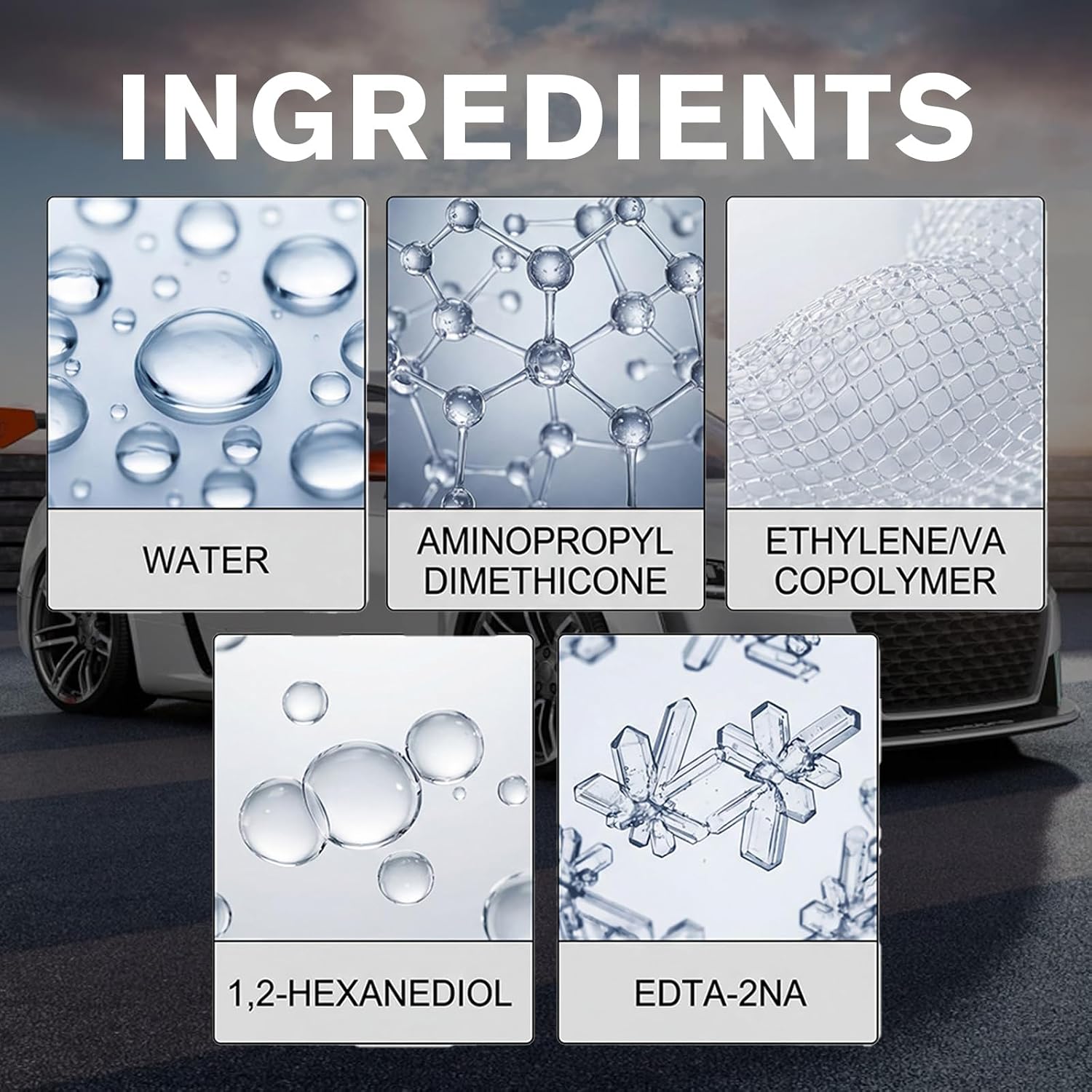 2PC Crystal Serum,9H Advanced Graphene Ceramic Coating for Cars,Long Lasting Paint Sealant for Ultimate Shine &