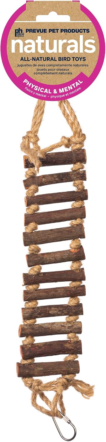 Rope Ladder Bird Toy Hanging Birdcage Toy for Climbing | Accessories for Small to Medium Birds, Foot Exercise, Beak