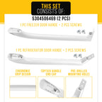 Refrigerator Handle for Frigidaire FFTR2131QP0 (2-Pack)