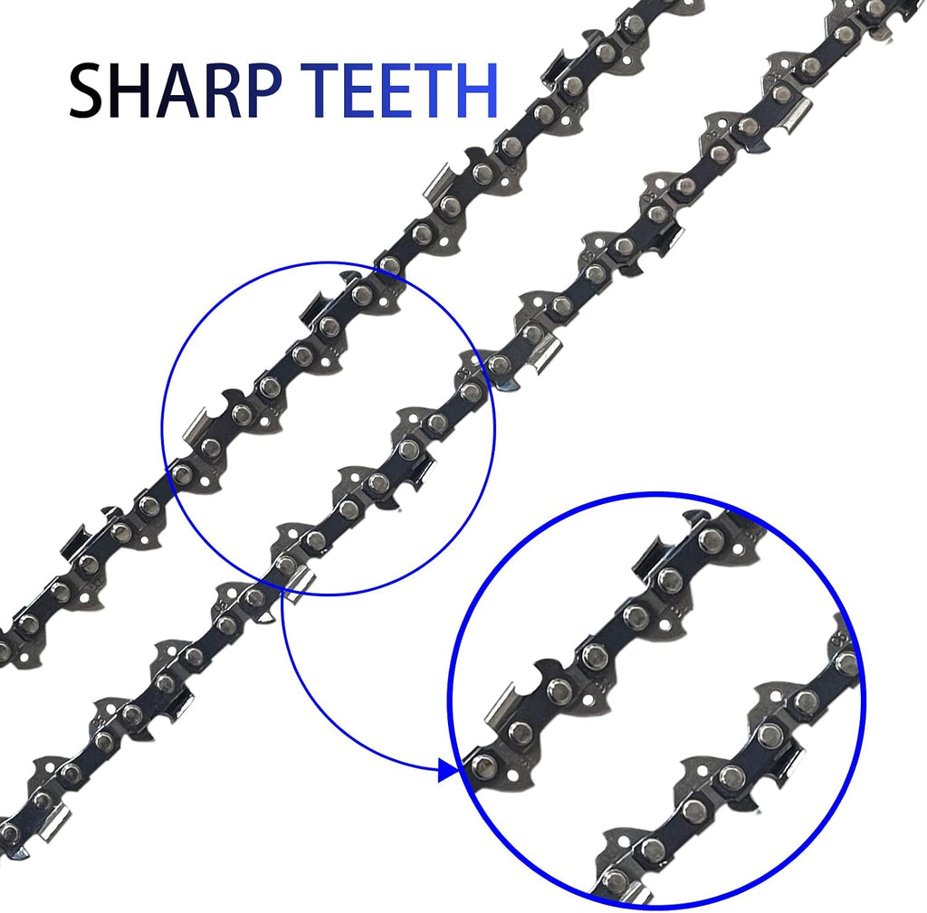 2PC 16 Inch Chainsaw Chain for Husqvarna 135, 240, 120 Mark II Chainsaw | Opuladuo 16 Inch Replacement Chain for WEN