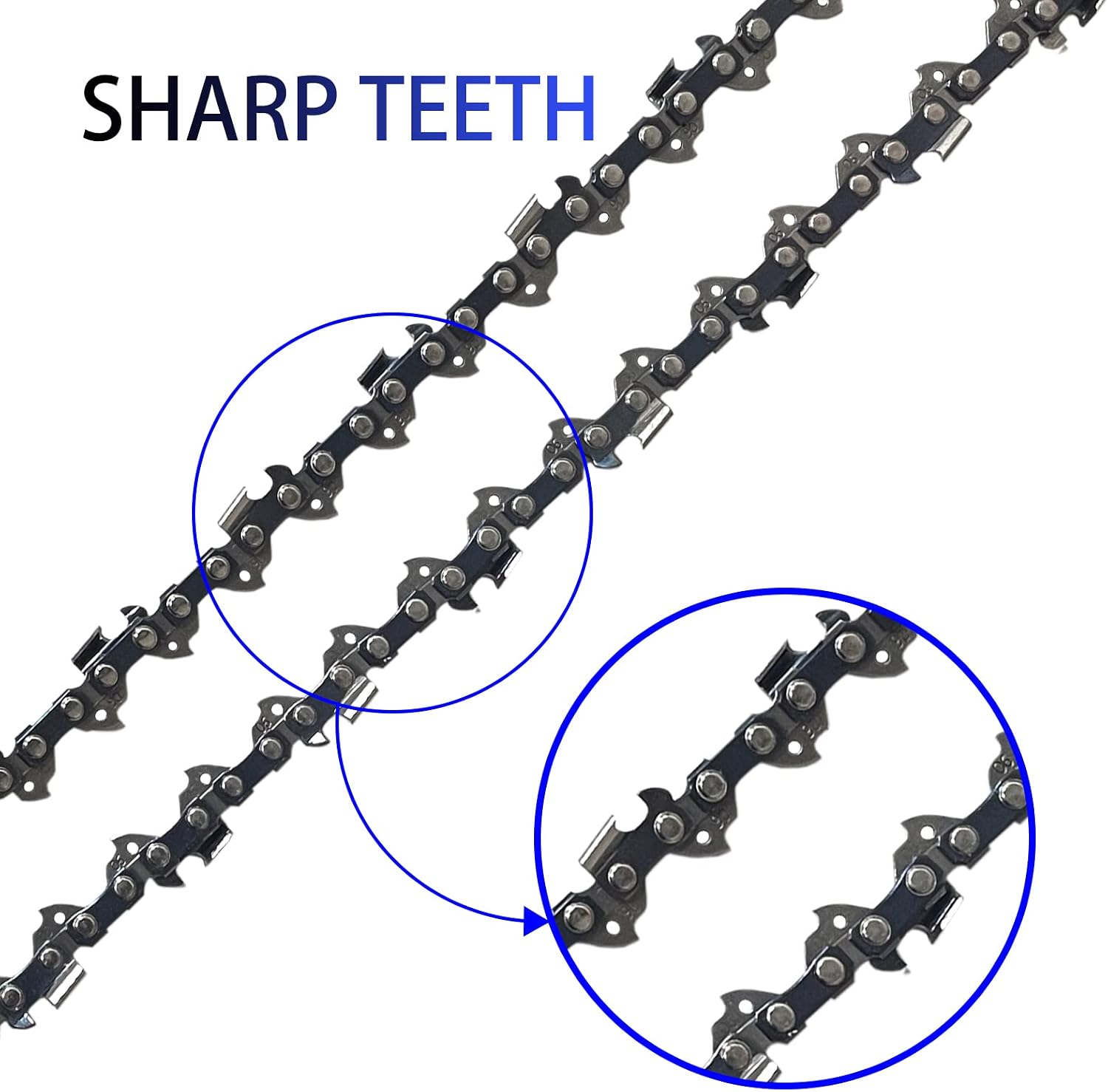 2PC 16 Inch Chainsaw Chain for Husqvarna 135, 240, 120 Mark II Chainsaw | Opuladuo 16 Inch Replacement Chain for WEN