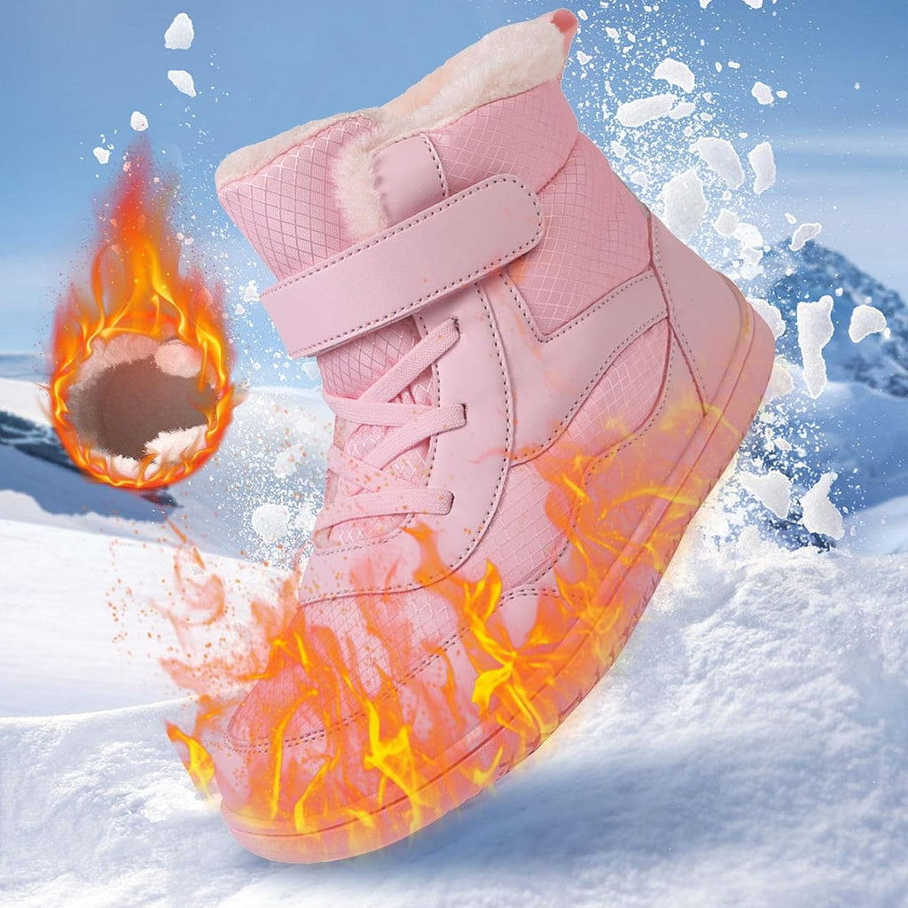 Kids Snow Boots Winter Waterproof Lightweight Insulated Hiking Booties Boys Girls Cozy Warm Non Slip Snowboard Ski Shoes