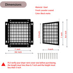 Bird Guard for Dryer Vent Cover Outside 4” Steel Rust Resistant 2 Pack