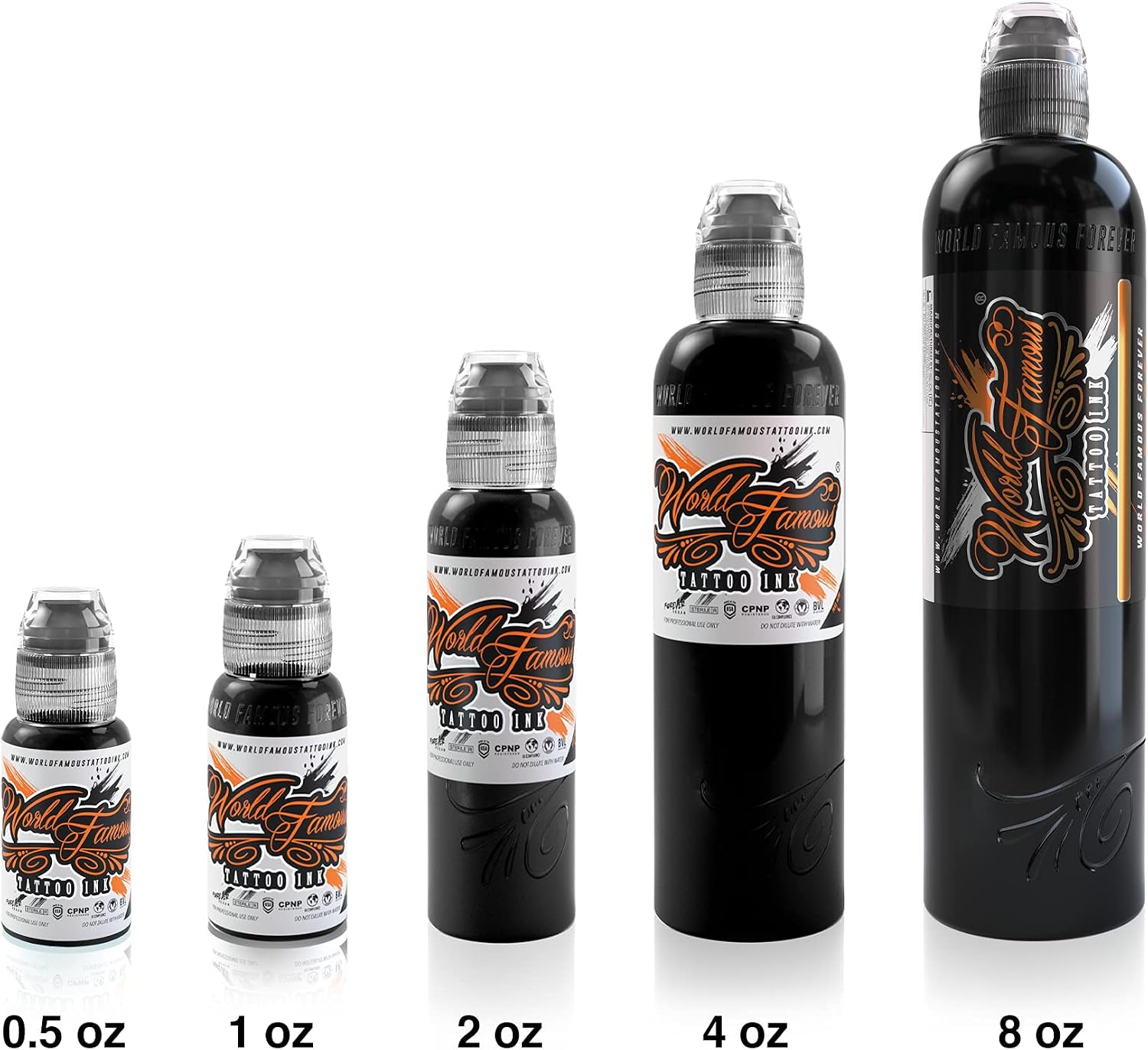 World Famous Grey Tattoo Ink, Vegan and Professional Ink, Made in USA, Pancho Pastel Grey #2 1 oz