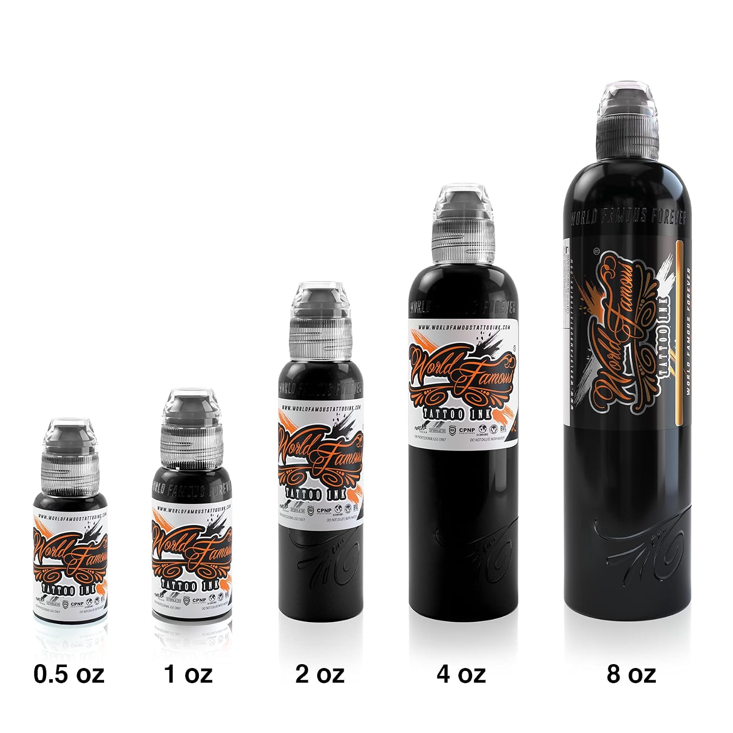 World Famous Grey Tattoo Ink, Vegan and Professional Ink, Made in USA, Thomas Carli Jarlier-Noire Wash, 1 oz