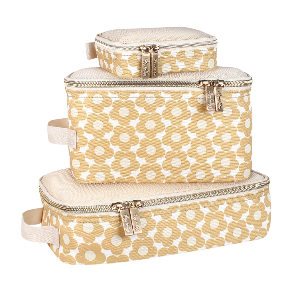 Packing Cubes for Travel – Set of 3 Packing Cubes or Travel Organizers – Each Cube Features a Mesh Top, Double