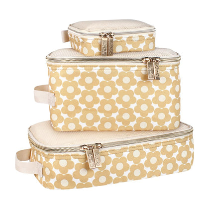 Packing Cubes for Travel – Set of 3 Packing Cubes or Travel Organizers – Each Cube Features a Mesh Top, Double