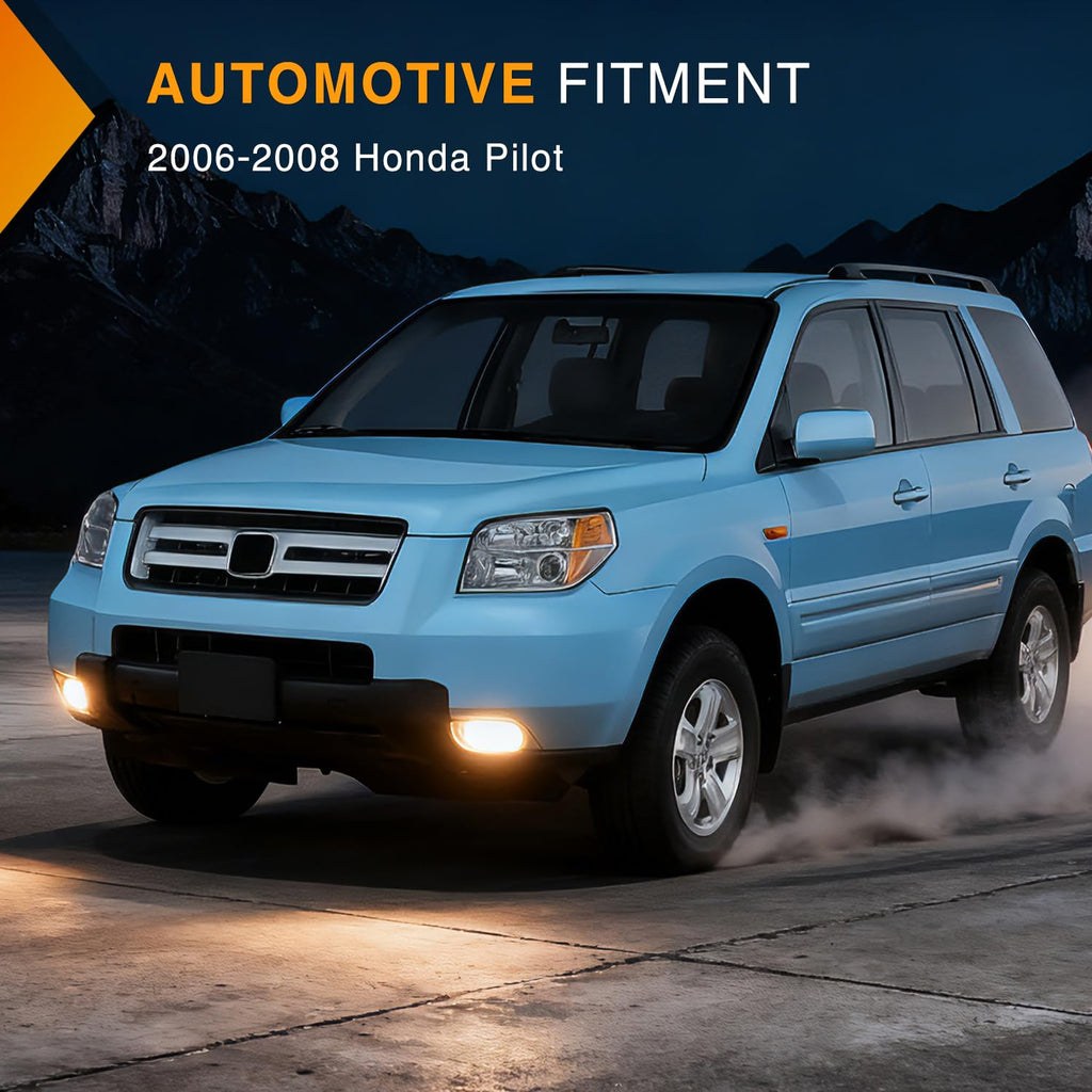 Nilight Fog Lights Assembly Compatible with 2006 2007 2008 Honda Pilot
