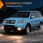Nilight Fog Lights Assembly Compatible with 2006 2007 2008 Honda Pilot