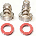 2-Pack Magnetic & Non-Magnetic Drain Screw Set for Yamaha Outboard