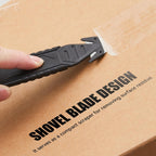 IMOZATA Safety Box Cutter 10 Pcs - Stainless Steel Concealed Blade Package Opener with Tape Splitter, Utility Tool
