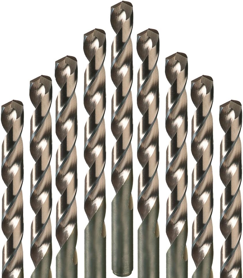 Champion Cutting Tool Cobalt Jobber Drill Bits: 705C- (12 per pack)- Made in USA