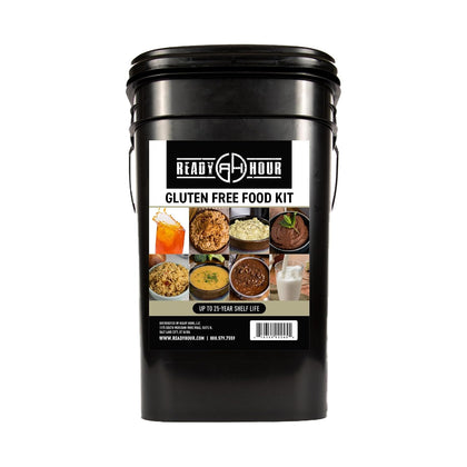 Gluten-Free Food Kit (120 Servings), Gluten-Free Survival Kit, Freeze-Dried Survival Food Storage, Emergency