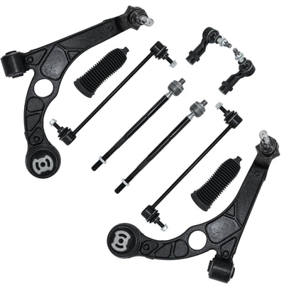 POWERGEAR 10PCS Front Lower Suspension Kit Control Arm