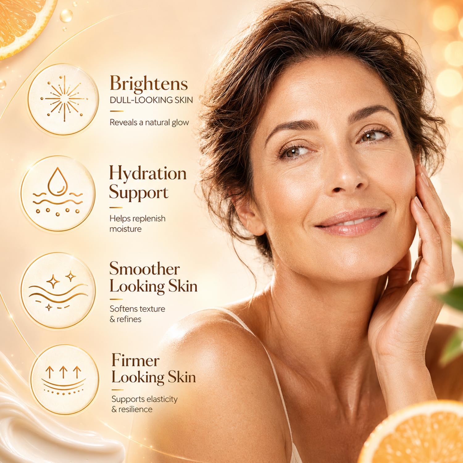 20% Vitamin C Face Serum with Hyaluronic Acid, 1.7 fl oz | For Mature Skin, Dark Spots, Fine Lines & Dry Areas; With