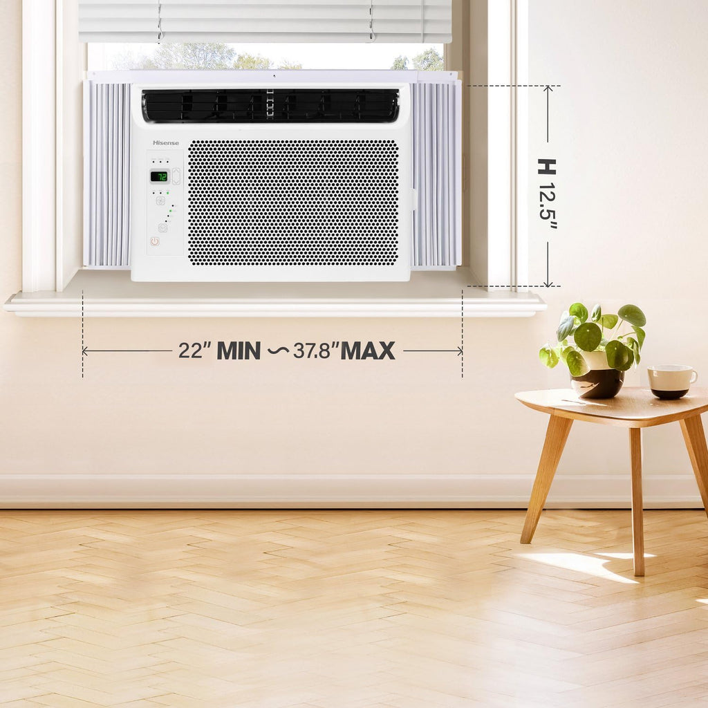6,000 BTU Window Air Conditioner with Remote, 250 Sq. Ft.