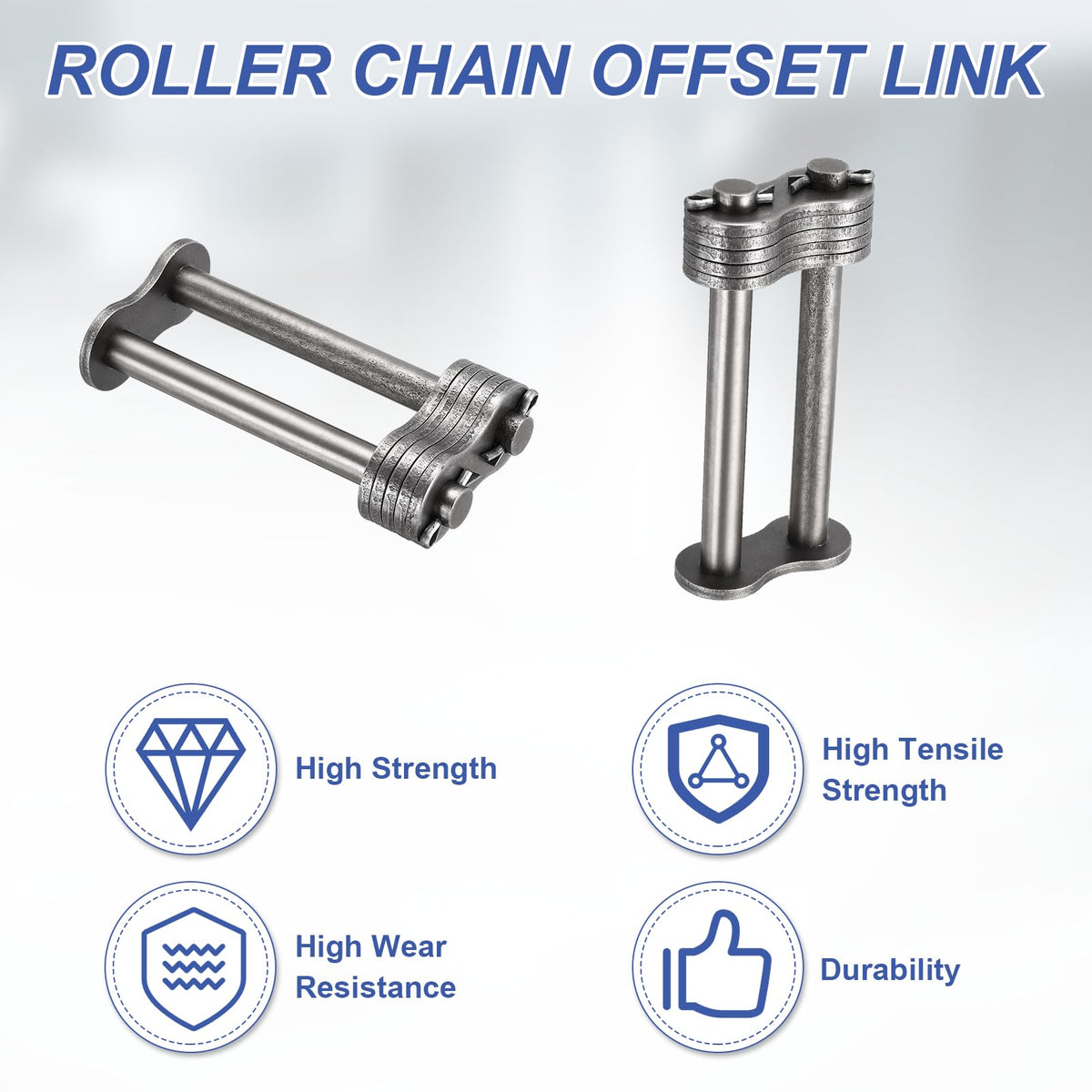 DTGN ISO(DIN) 24B-3 Roller Chain Connecting Link 1-1/2" Pitch