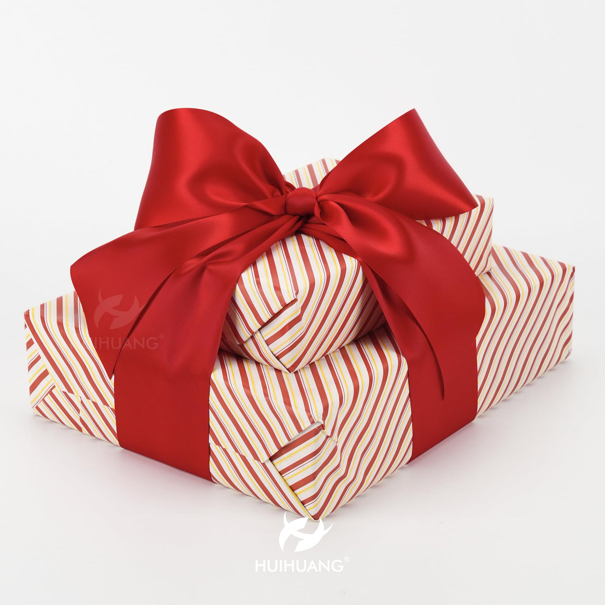 Double Faced 3 inch Satin Ribbon Red Ribbon Continuous 10 Yards
