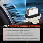 HVAC Blower Motor Resistor with Connector Wire Harness