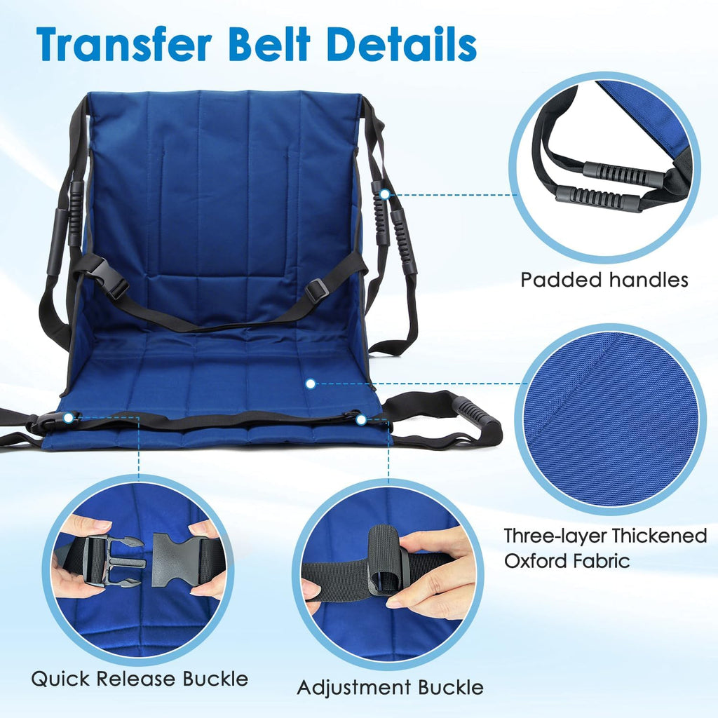 Transfer Sling For Elderly And Disabled Patient Lift Transfer Belt Board From Bed To Wheelchair Emergency Evacuation