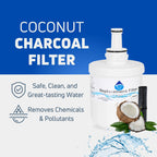 2-Pack Replacement for Samsung RF26VABWP Refrigerator Water Filter
