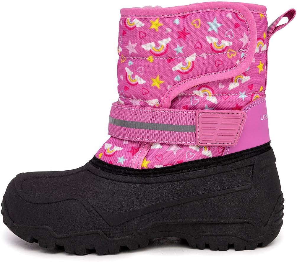 Dex Boys and Girls Snow Boots - Insulated Waterproof Winter Kids Snow Boots - Size Toddler, Little Kid and Big Kid