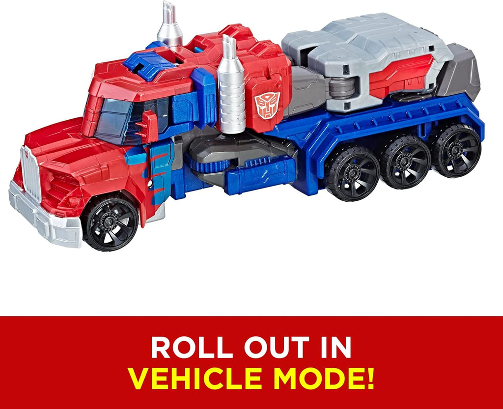 Transformers Toys Heroic Optimus Prime Action Figure - Timeless Large-Scale Figure, Changes into Toy Truck - Toys for