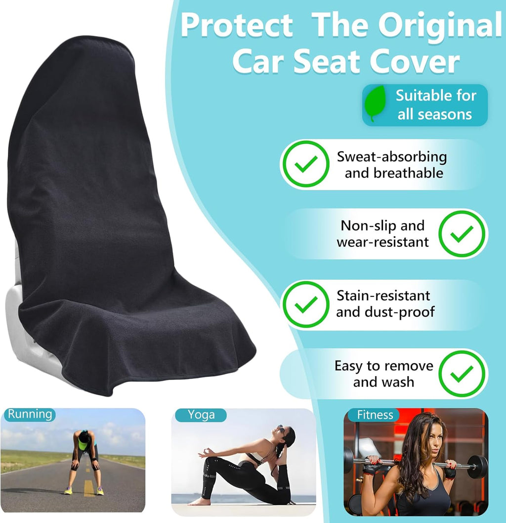 Car Seat Covers Universal Car Protective Front Seat Covers Washable Non-Slip Seat Protectors for Gym