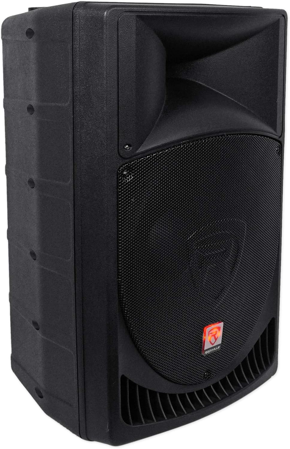 RPG15 1000W Peak/250W RMS Powered 15" 2-Way DJ PA Speaker, Class-AB Amp, XLR/RCA/1/4" Inputs, Flyable/Floor Monitor