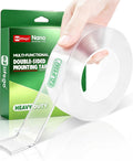 Heavy Duty Invisible Bond Nano Double Sided Mounting Tape, 9.85FT