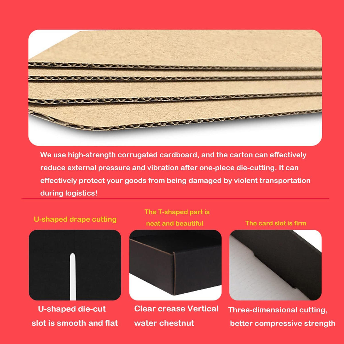 Pink Shipping Packaging MEIANJU Hard Cardboard Shipping Box Gift Wrap Boxes