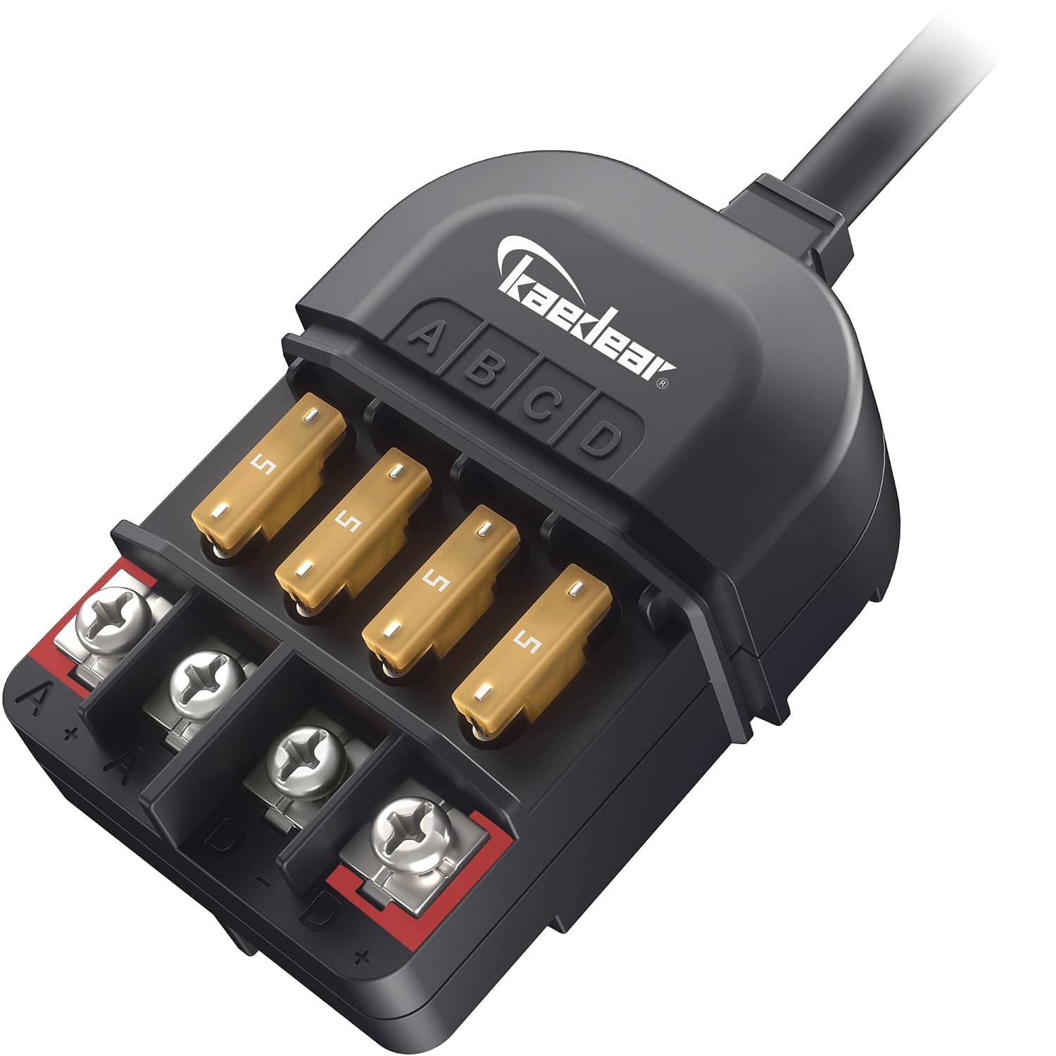 DC12V 20A Waterproof 4-Way Motorcycle Power Relay Kit, KDR-E2