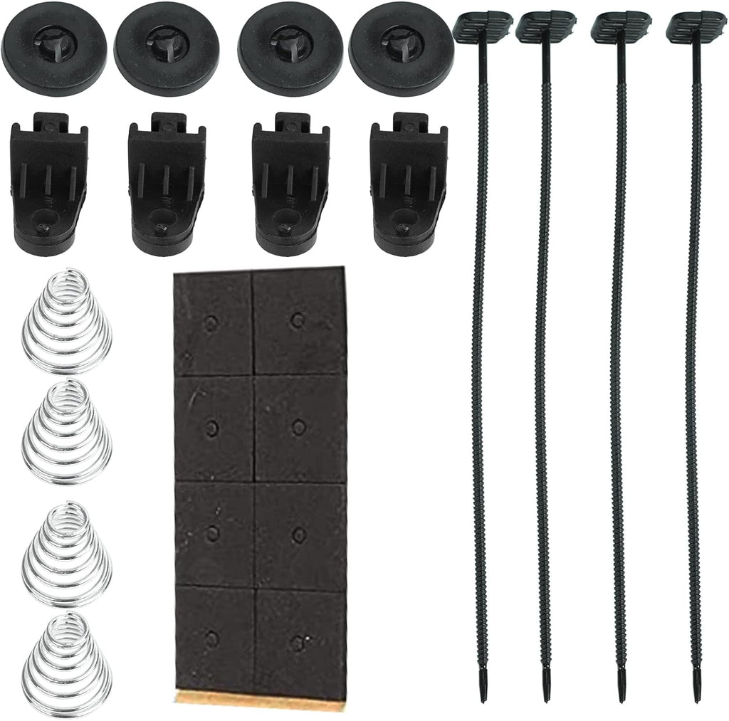 12" inch Slim Fan Pull Electric Radiator Cooling Fans 12V Mount Kit Unversal Black