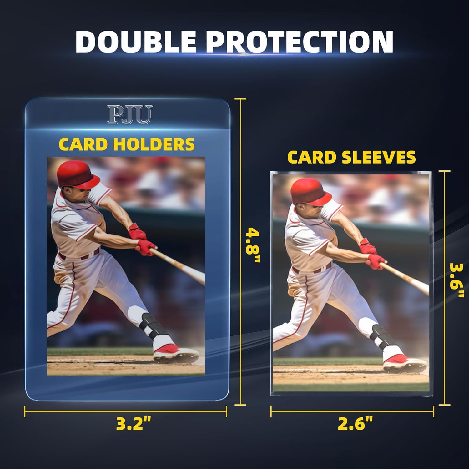 200ct Semi Rigid Card Holders & 200ct Card Sleeves for PSA Graded Cards | PSA, SGC, BGS, CSG Graded Card Submissions