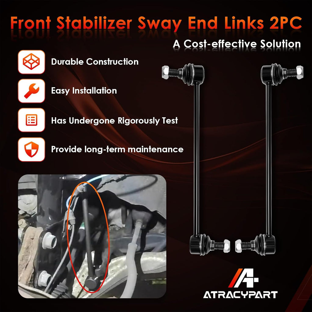 Sway Bar Links 2pcs Front, Fit For 2007-2017 Chevy Equinox, GMC Terrain